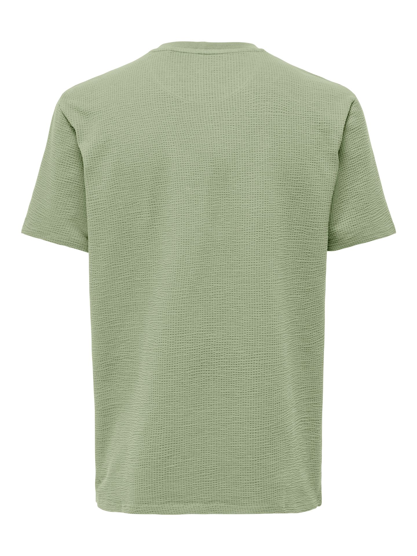 Only & Sons ONSKIAN LIFE REG SEERSUCKER SS TEE Seagrass 2900165459010