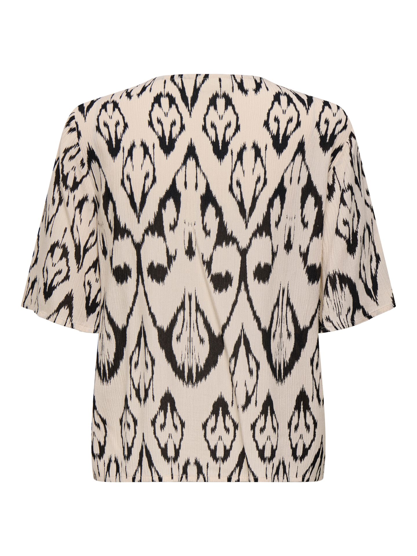 JDY JDYBREE LIFE 2/4 TOP WVN Cement/BLACK_BIG_IKAT 2900155670043