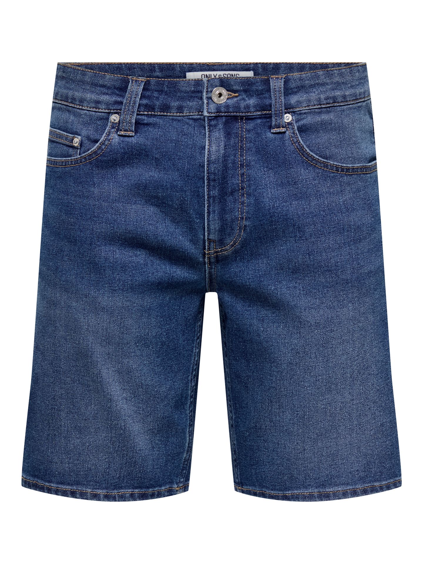 Only & Sons ONSWEFT BOX PIM DNM SHORTS WE Medium Blue Denim 00112804-EKA26011400001297