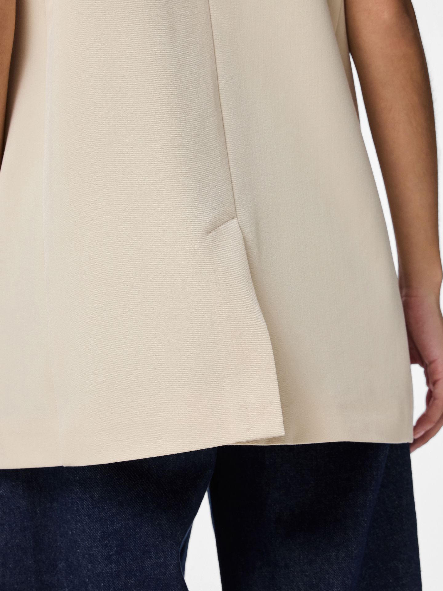 Pieces PCKAMIL SL VEST Sandshell 2900155678056