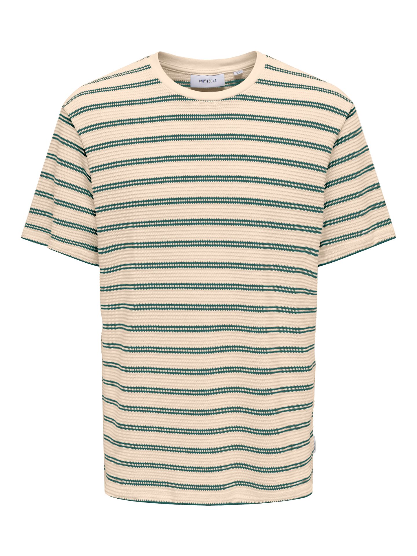 Only & Sons ONSIAN REG SS STRIPE STRUCT TEE Mallard Green 2900166701033
