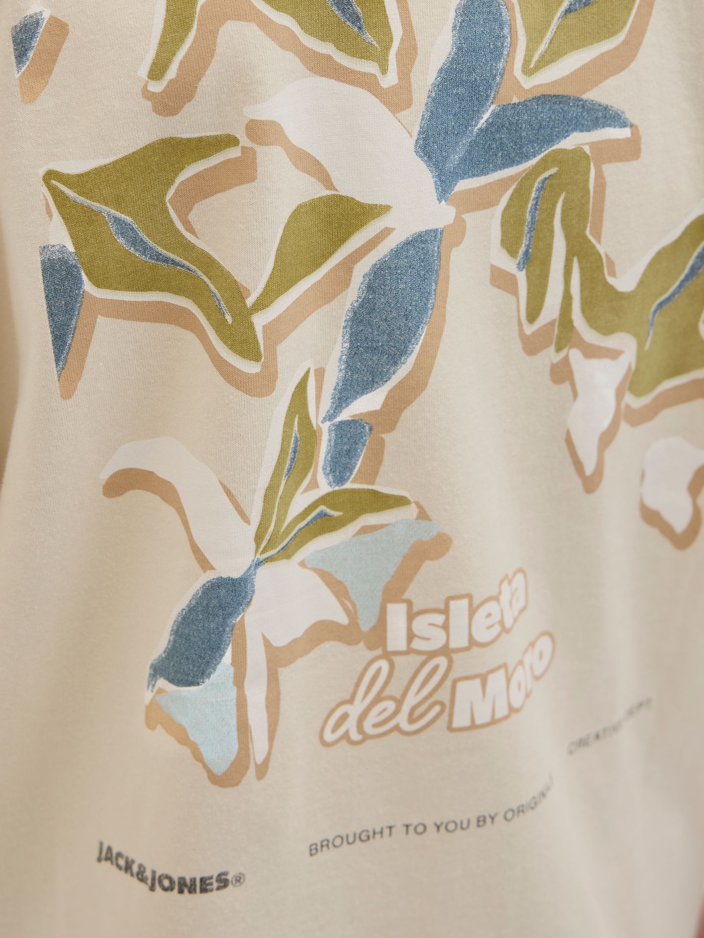 Jack & Jones JORALMERIA BACK TEE SS CREW NECK JN Antique White 2900155695039