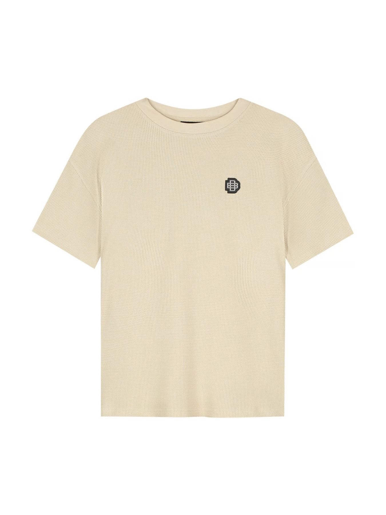 Black Bananas Monogram waffle t-shirt Beige 2900155727044