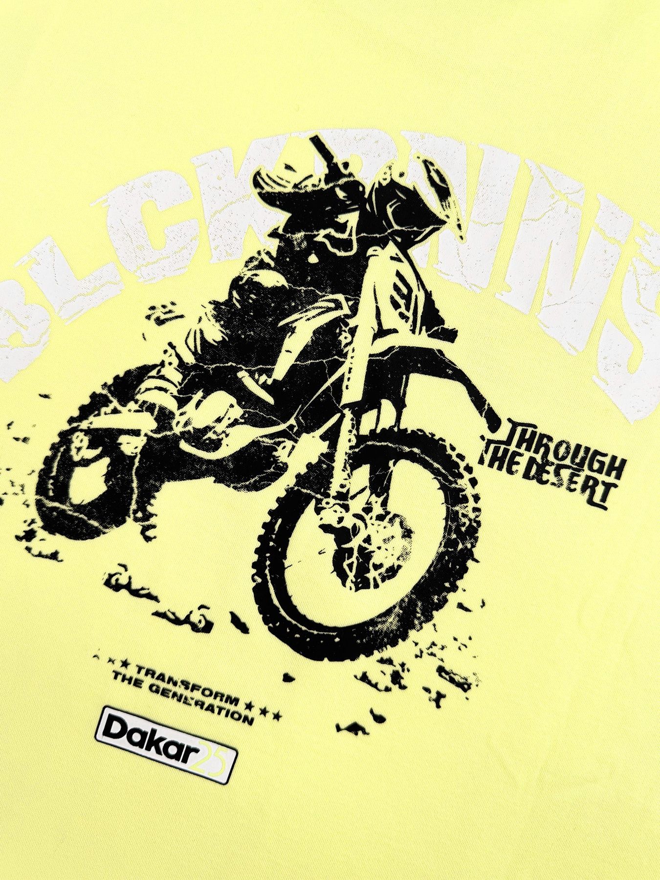 Black Bananas Kids Cross t-shirt Geel 2900155733052