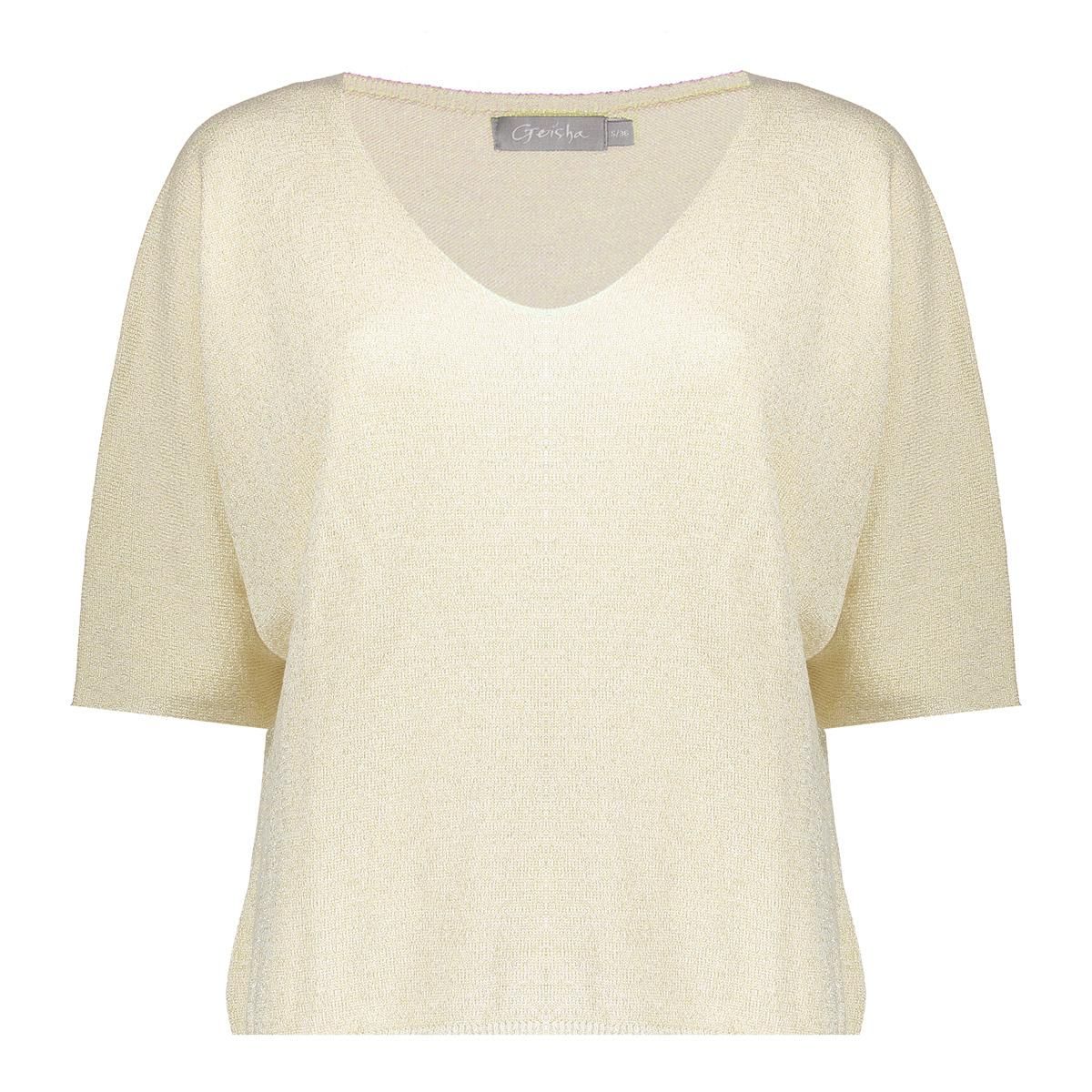 geisha Pullover v-neck 3/4 sleevs 720 sand/gold 2900155758062