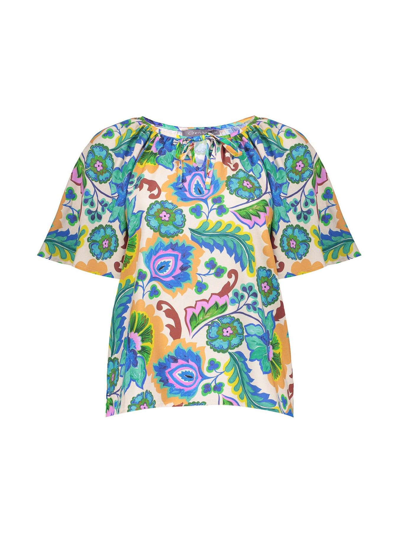geisha Top 718 ecru/blue/green 2900155759076