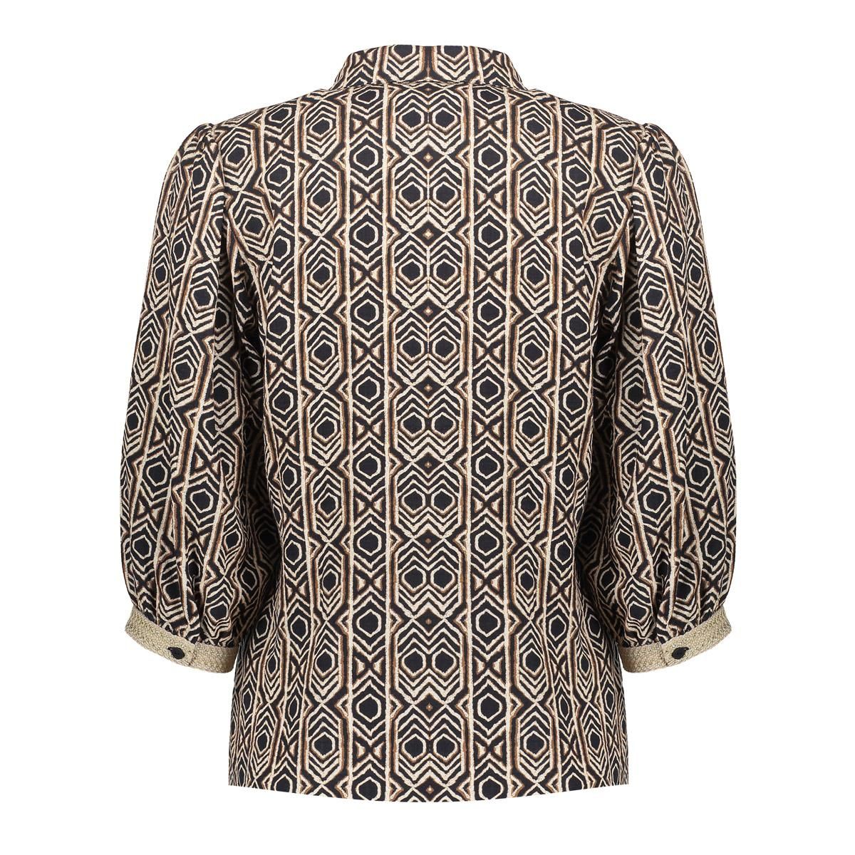 geisha Blouse 999 black Tobacco 2900155762076