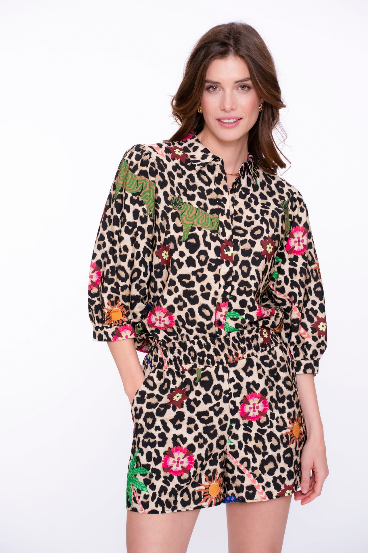 geisha Blouse 720 sand/green/blue 2900155769037