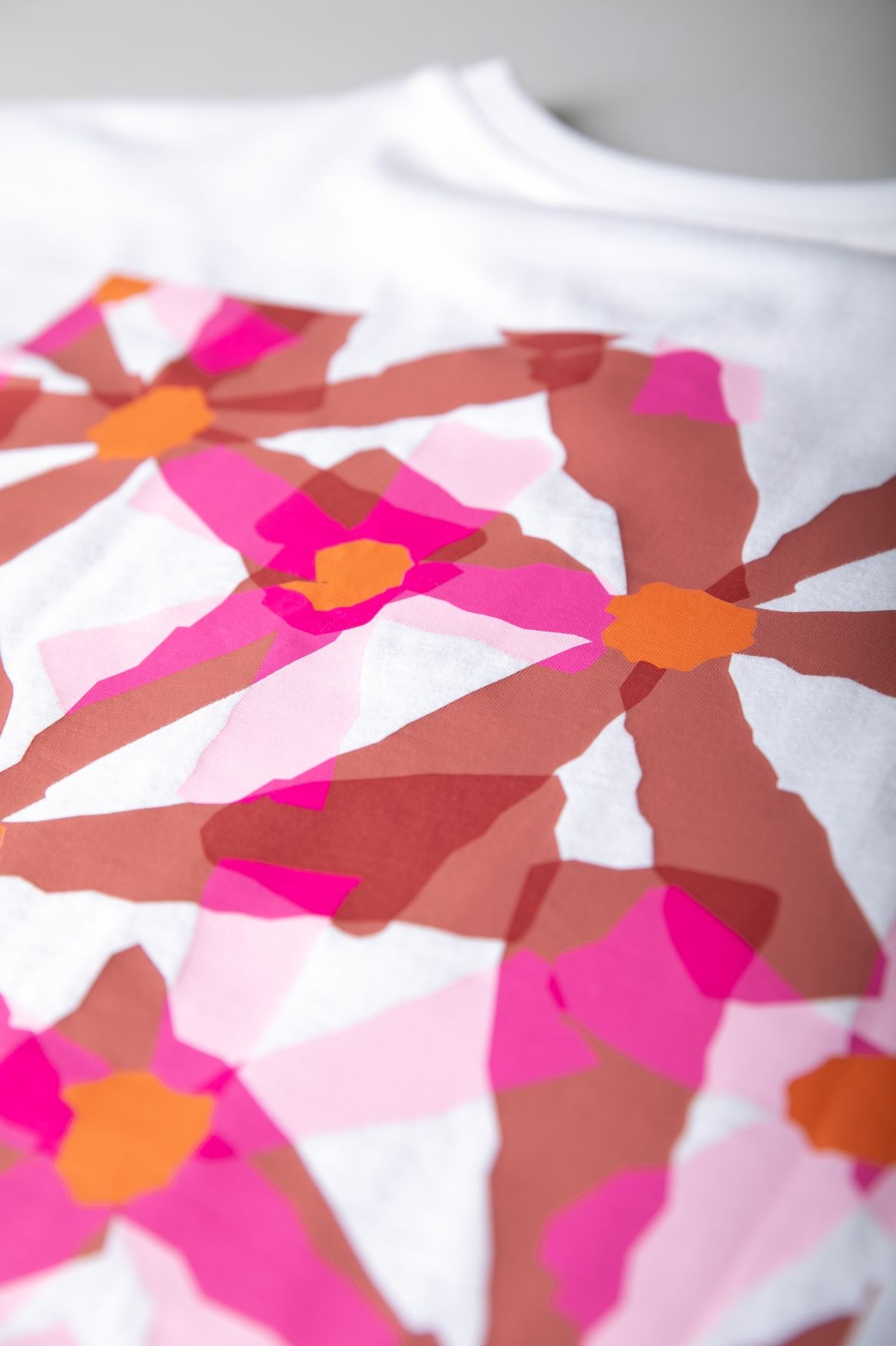 Colourful Rebel Flower Square Boxy Tee 118 standard white 2900155794046