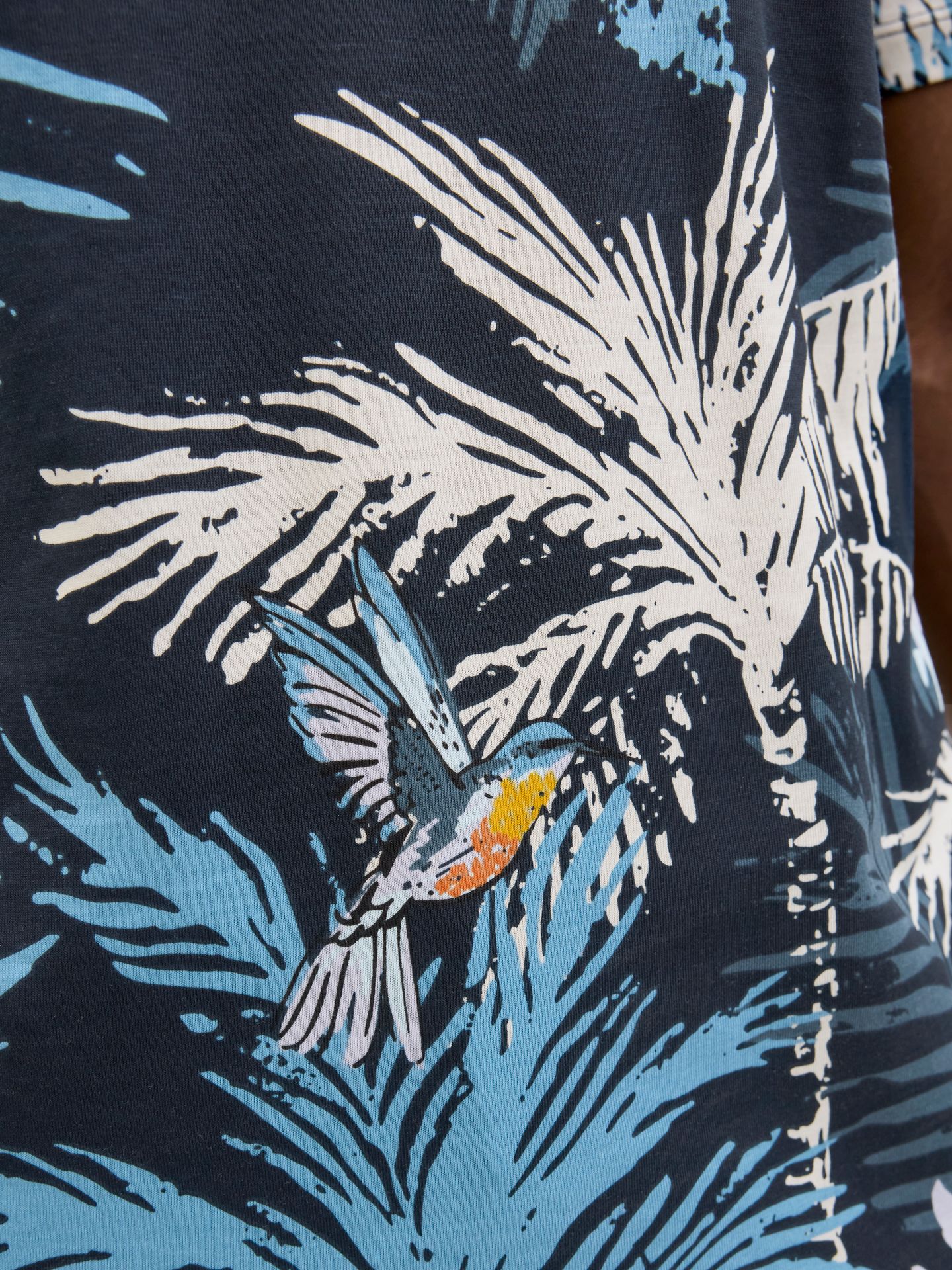 Jack & Jones JJHAWAII AOP TEE SS CREW NECK Sky Captain 2900155825030