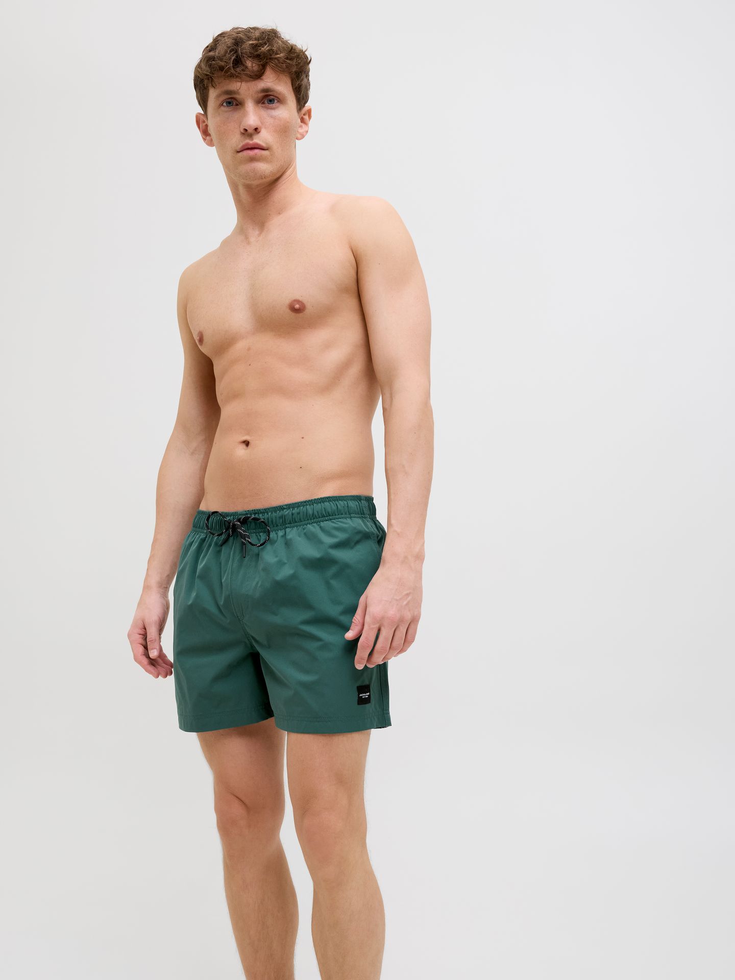 Jack & Jones JPSTMAUI JJSWIM SOLID AKM SN Mallard Green 2900155830058