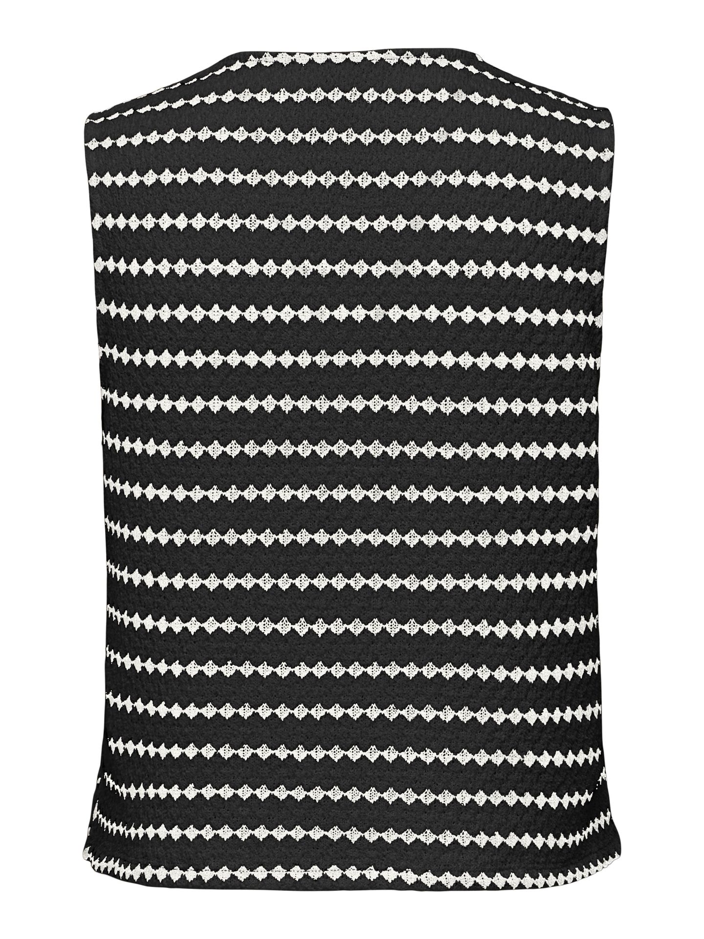 Only ONLEVA S/L SHORT STRIPE VEST JRS Black/Rad 2900155853019