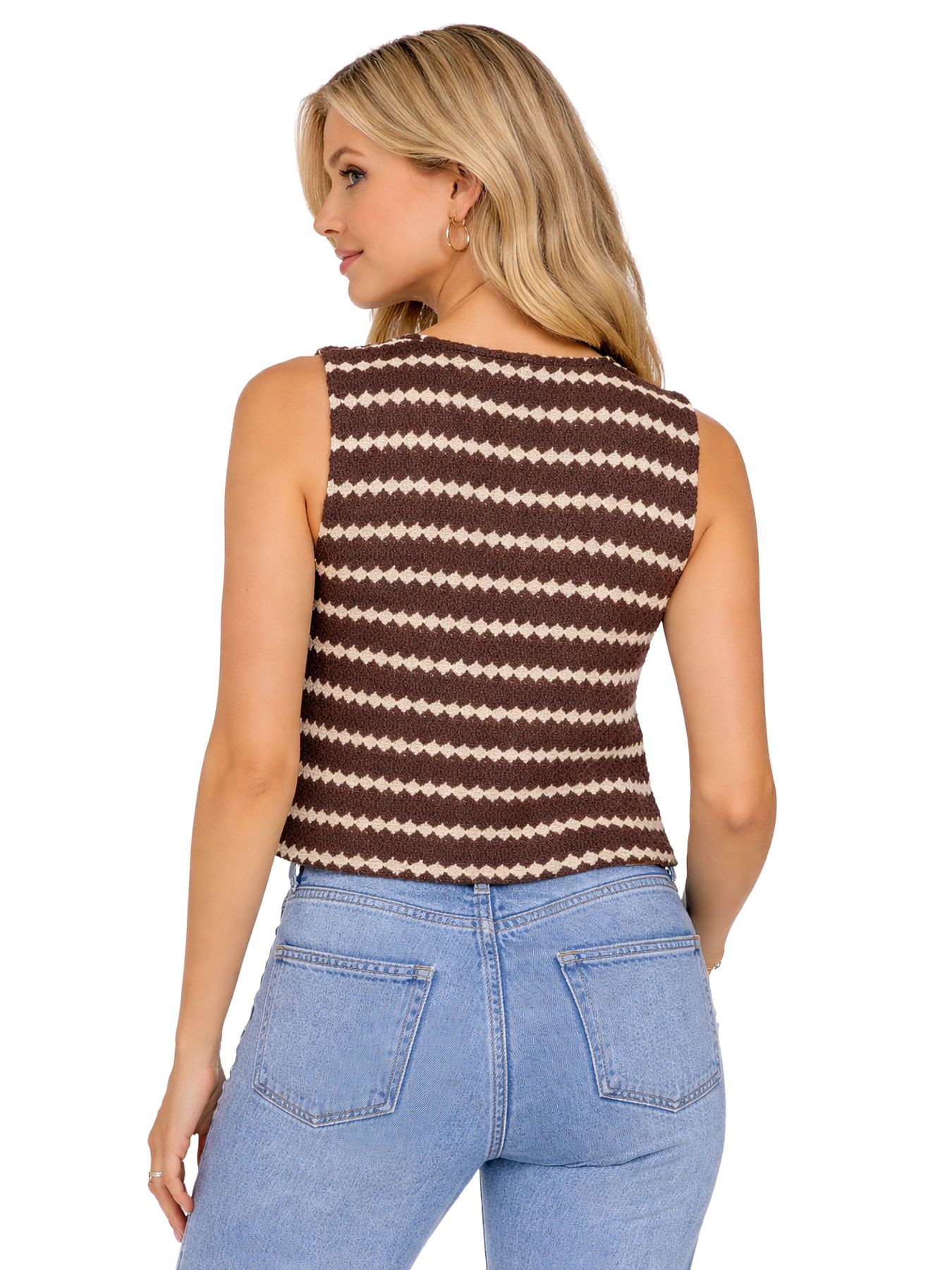 Only ONLEVA S/L SHORT STRIPE VEST JRS Shopping Bag/Cloud dancer 2900165223031