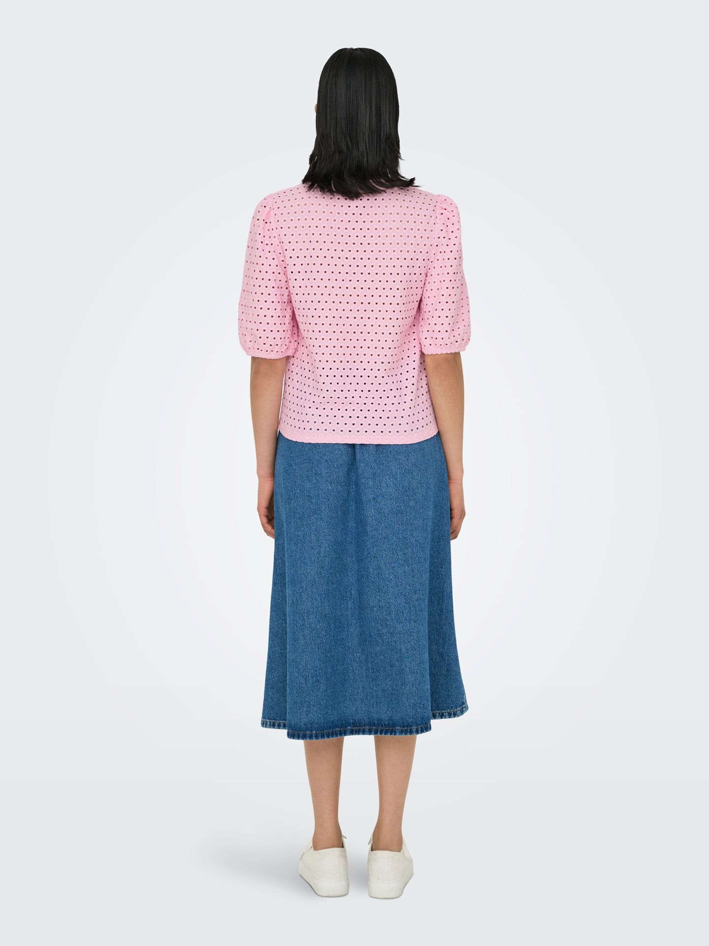 Only ONLELISA S/S O-NECK TOP BOX JRS Roseate Spoonbill 2900155863018