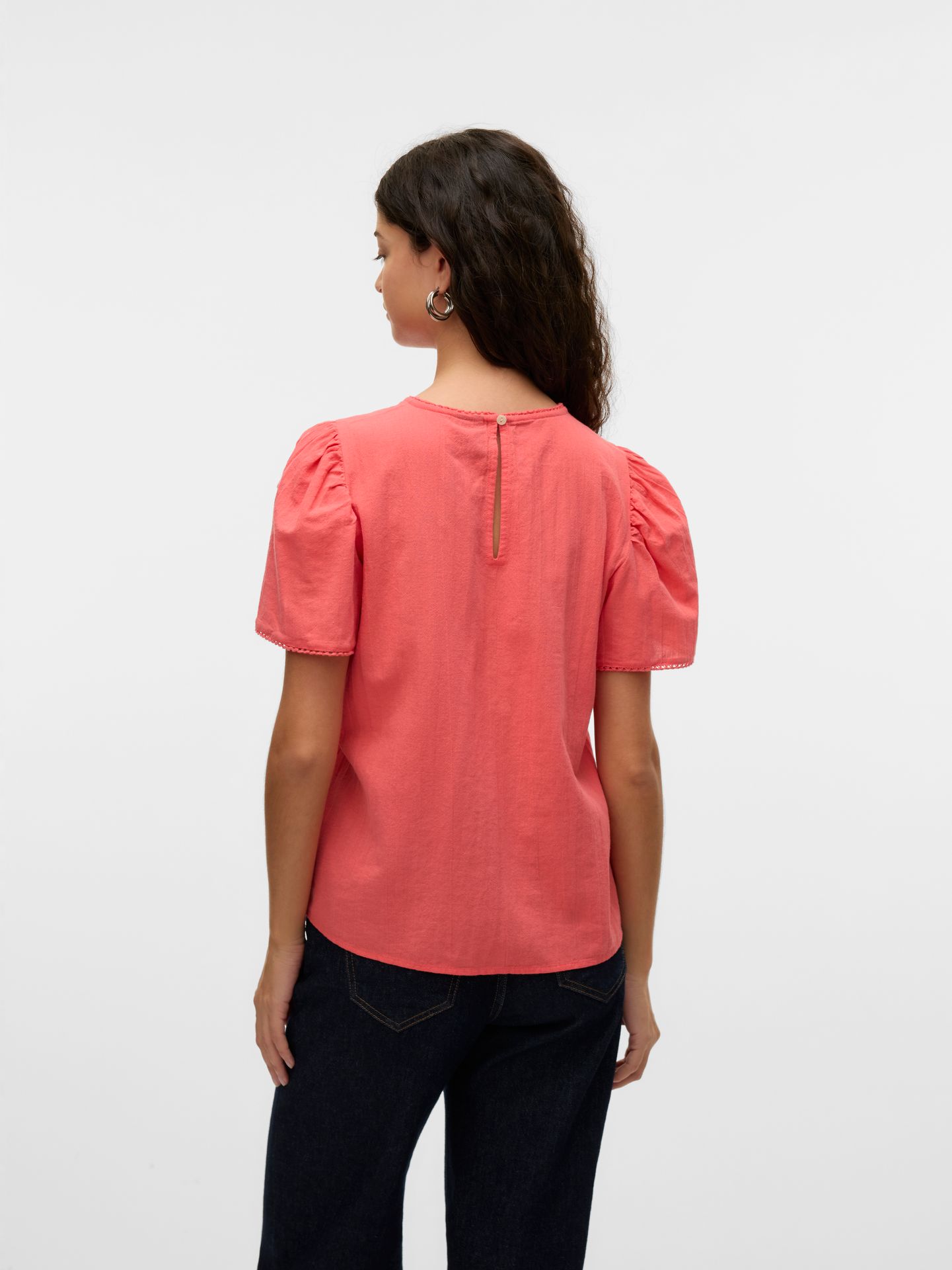 Vero Moda VMPRETTY SS TOP WVN GA NOOS Dubarry 2900155887045