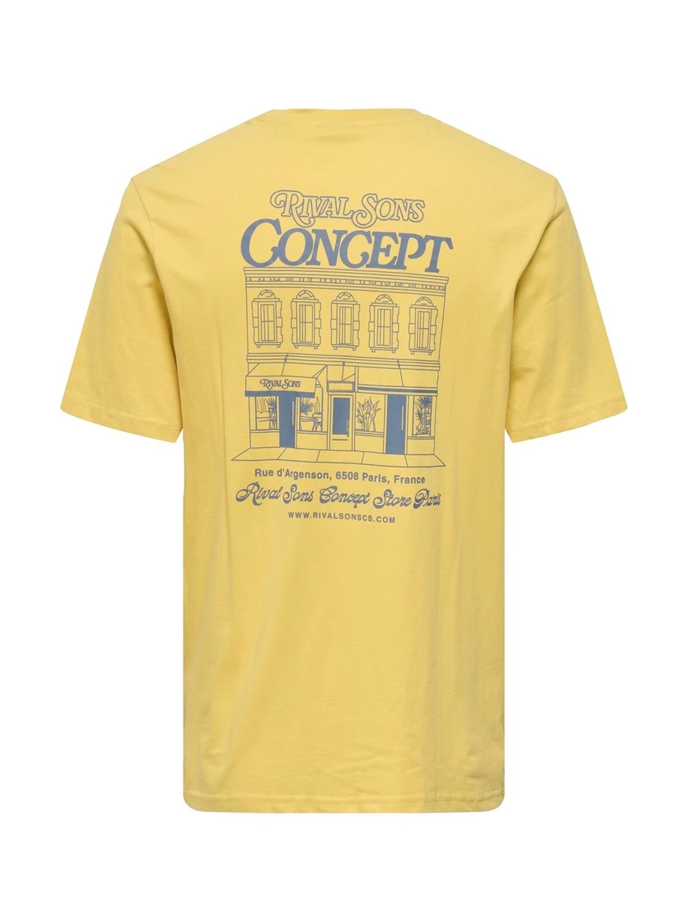 Only & Sons ONSMANUEL CASA LIFE REG SS DESERT C Misted Yellow/RIVAL SONS 2900155985024