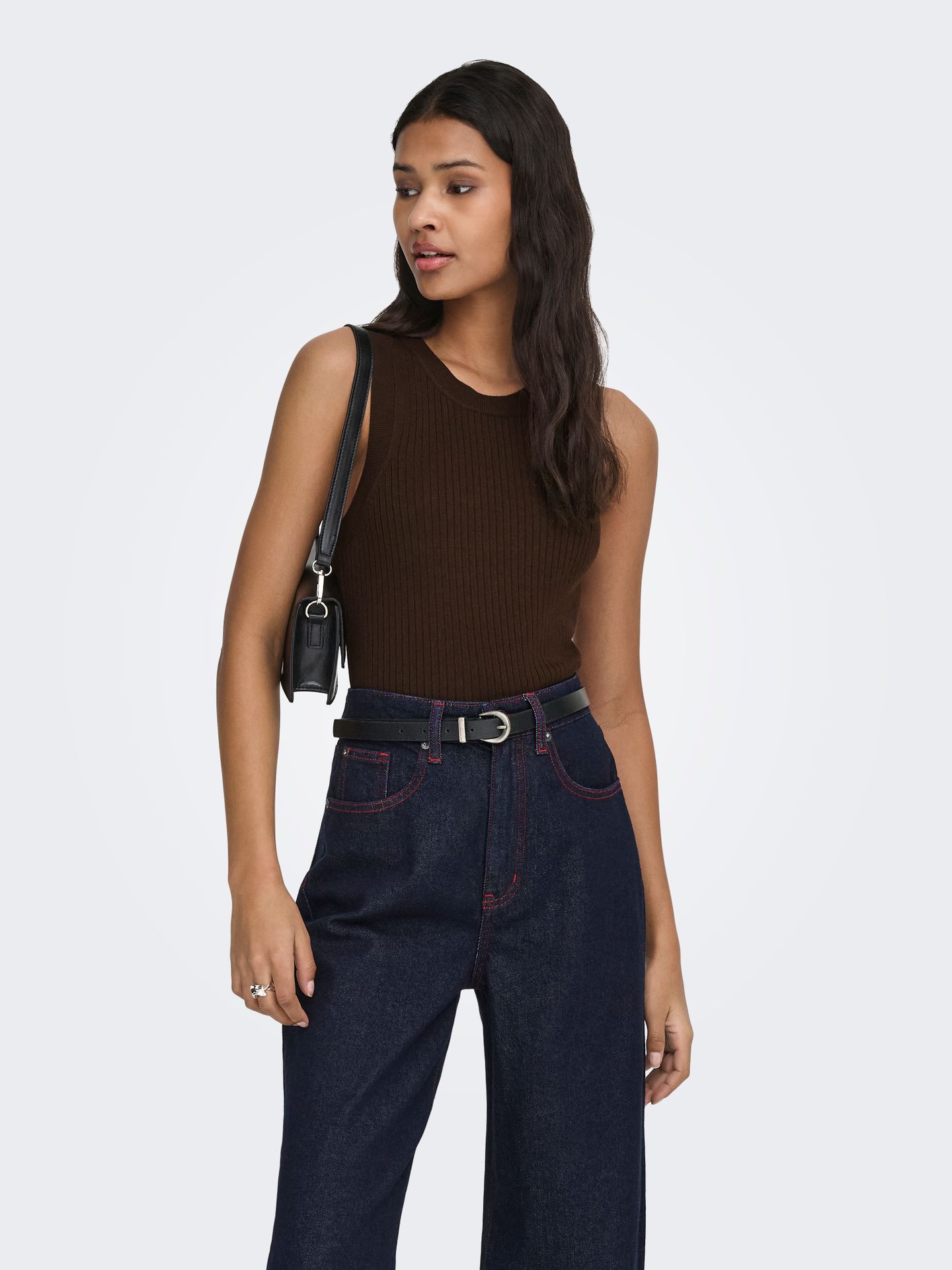 JDY JDYAYA TANK TOP KNT NOOS Chicory Coffee 2900166128014