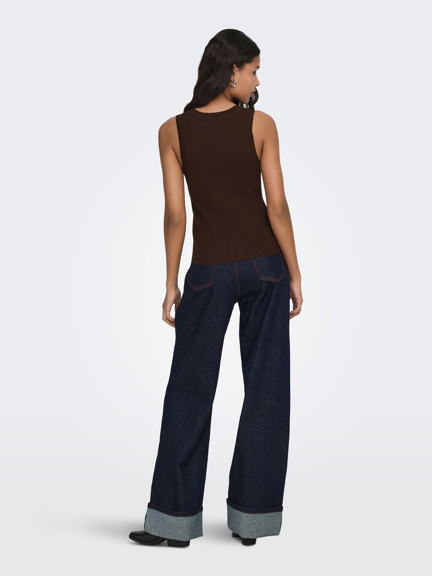 JDY JDYAYA TANK TOP KNT NOOS Chicory Coffee 2900166128014