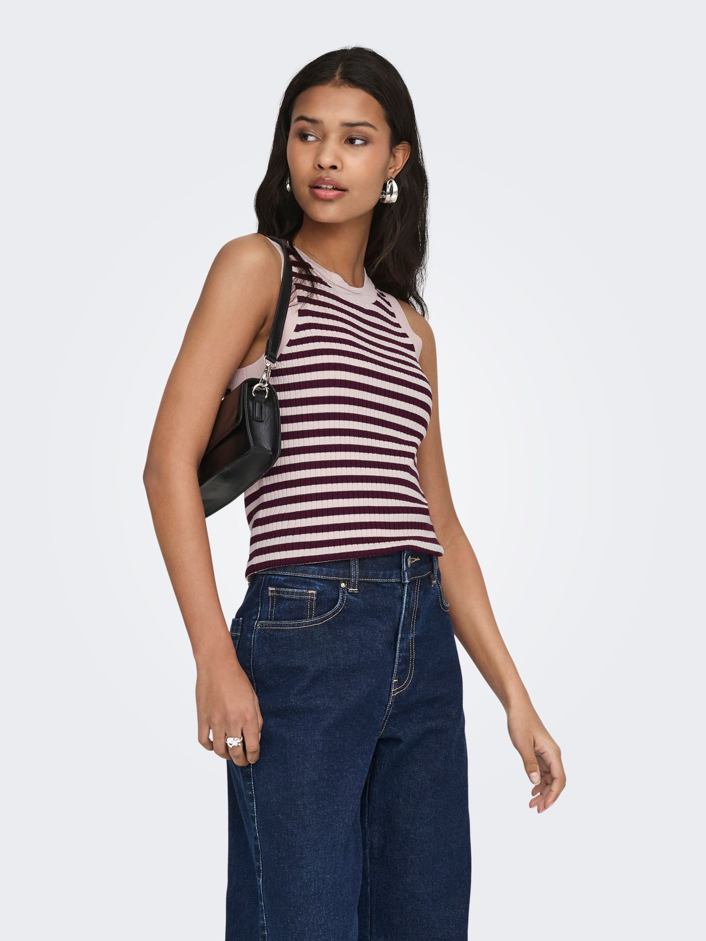 JDY JDYAYA TANK TOP KNT NOOS Pink Dogwood/MAUVE WINE 2900166151043