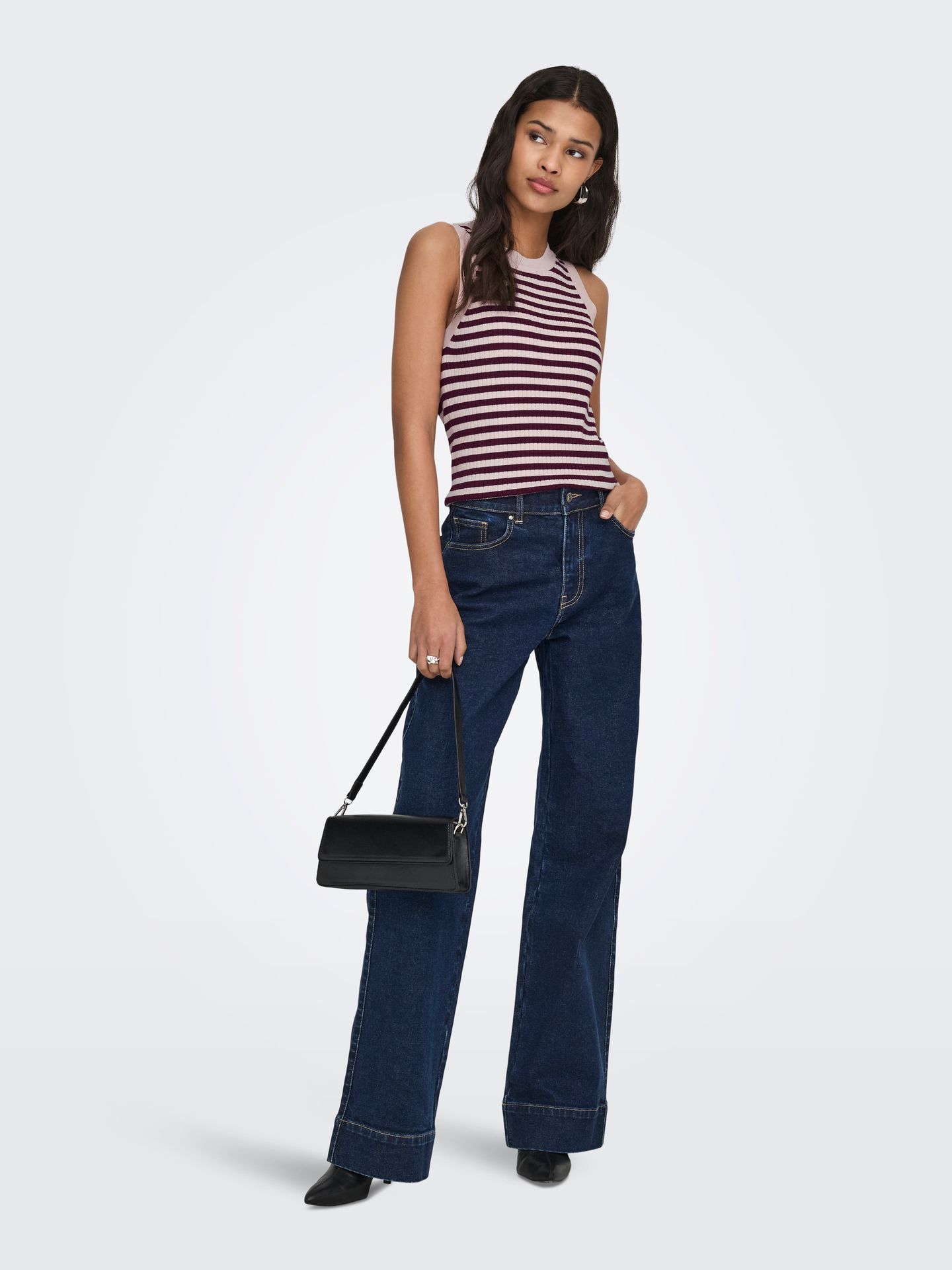 JDY JDYAYA TANK TOP KNT NOOS Pink Dogwood/MAUVE WINE 2900166151043