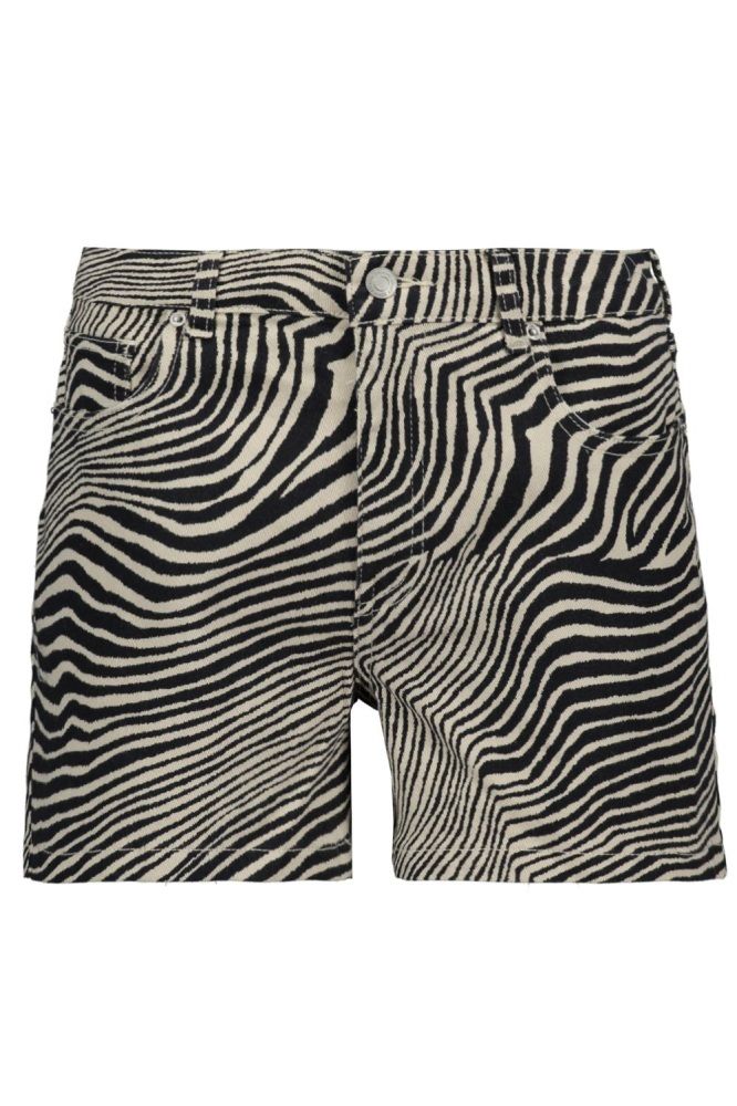 Vero Moda VMTESS MR DENIM AOP SHORTS NOOS Oatmeal/Grey 00113004-EKA26011400001333