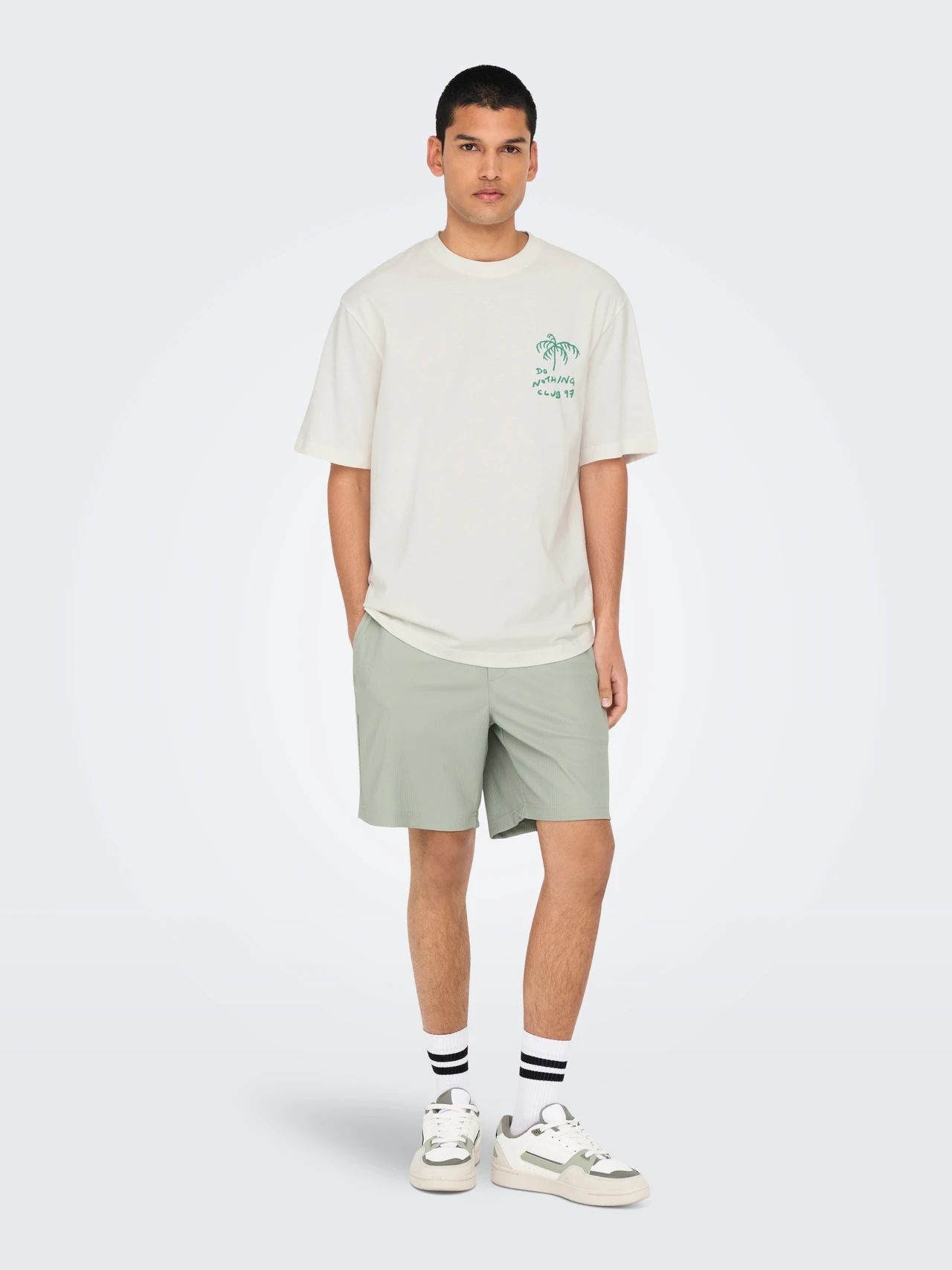 Only & Sons ONSMILO SKETCH RLX COAST SS TEE CS Cloud Dancer/LOCALS 2900156016024