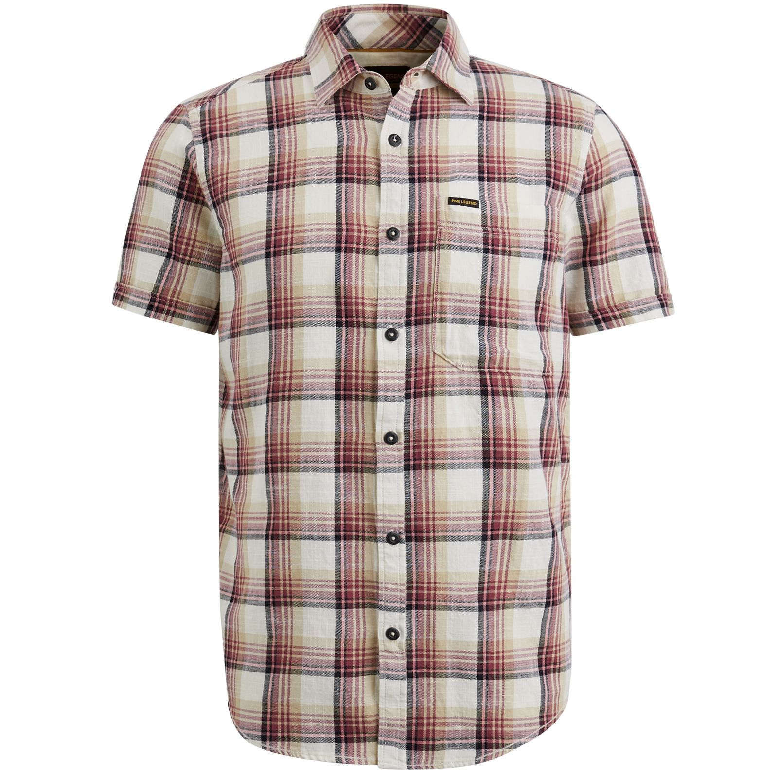 Pme Legend Short Sleeve Shirt Ctn Slub Weave Noctrune 2900156018035