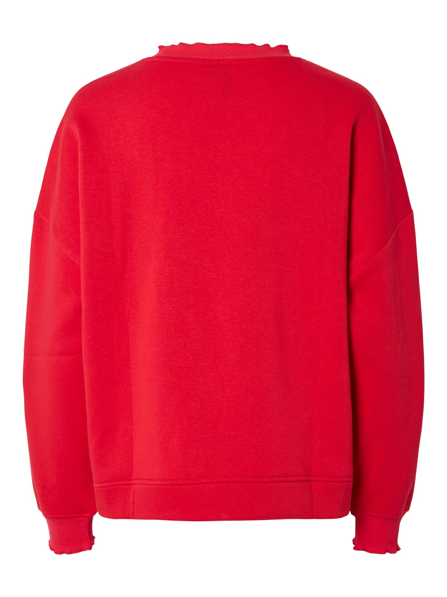 Pieces PCMALIAH LS PRINT SWEAT BC True Red/Mango 2900156051025