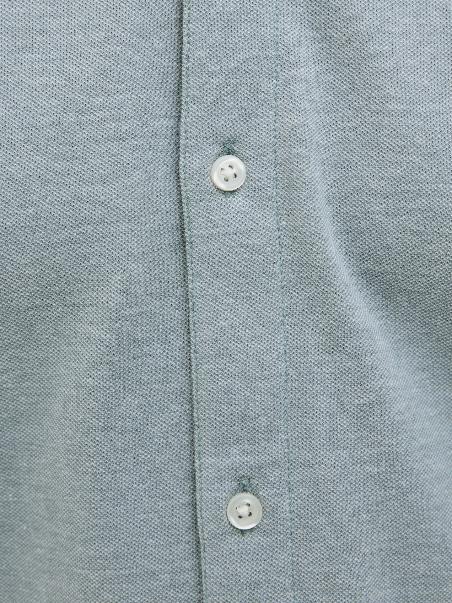 Jack & Jones JPRBLALANCE PIQUE S/S SHIRT SMU Stormy Sea 2900156052015