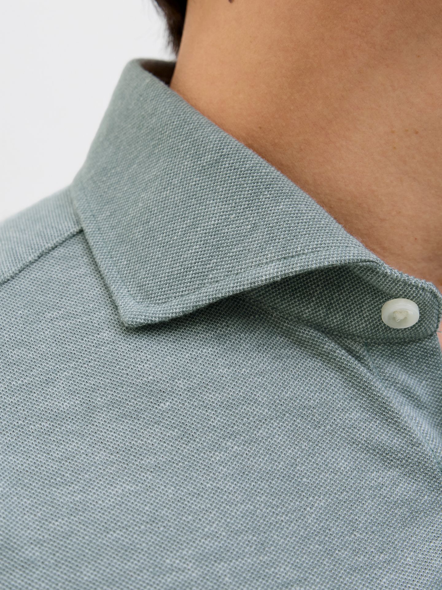 Jack & Jones JPRBLALANCE PIQUE S/S SHIRT SMU Stormy Sea 2900156052015