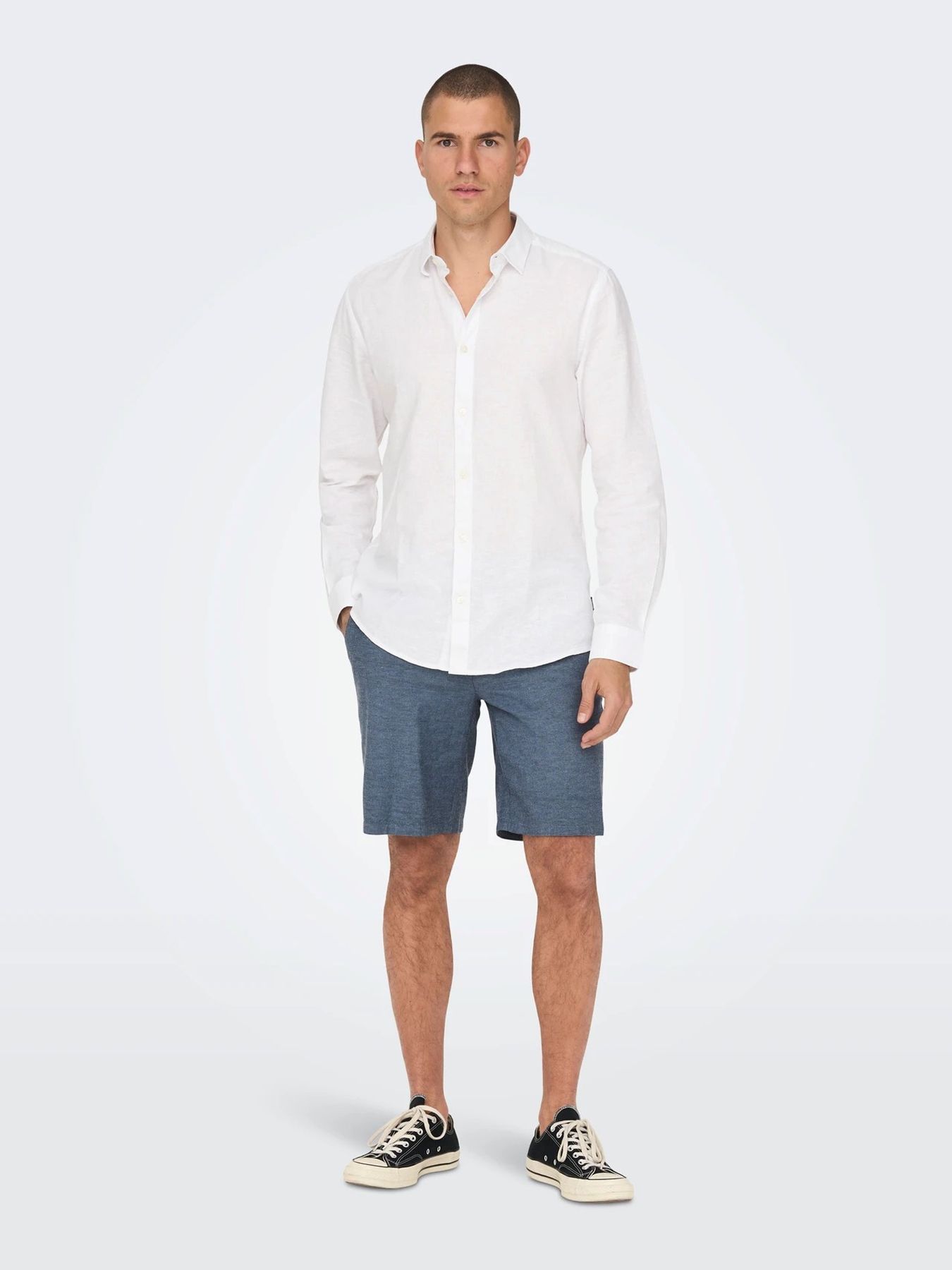 Only & Sons ONSMARK 020934 SHORTS DITSY NOOS Dark Navy 2900156054026