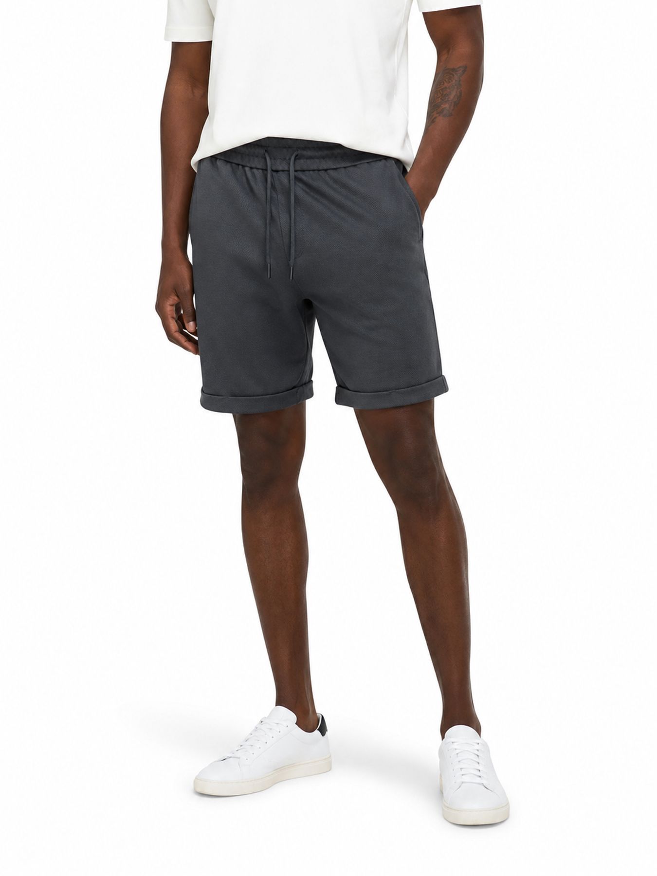 Only & Sons ONSNEWKODYL REG S SHORTS NOOS Grey Pinstripe 00113047-EKA26011400000456