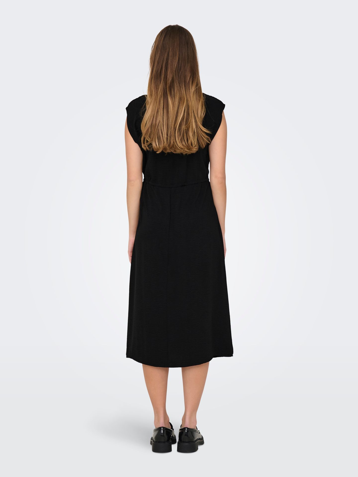 JDY JDYDIVYA LIFE S/L MIDI DRESS WVN DI Black 2900156077018