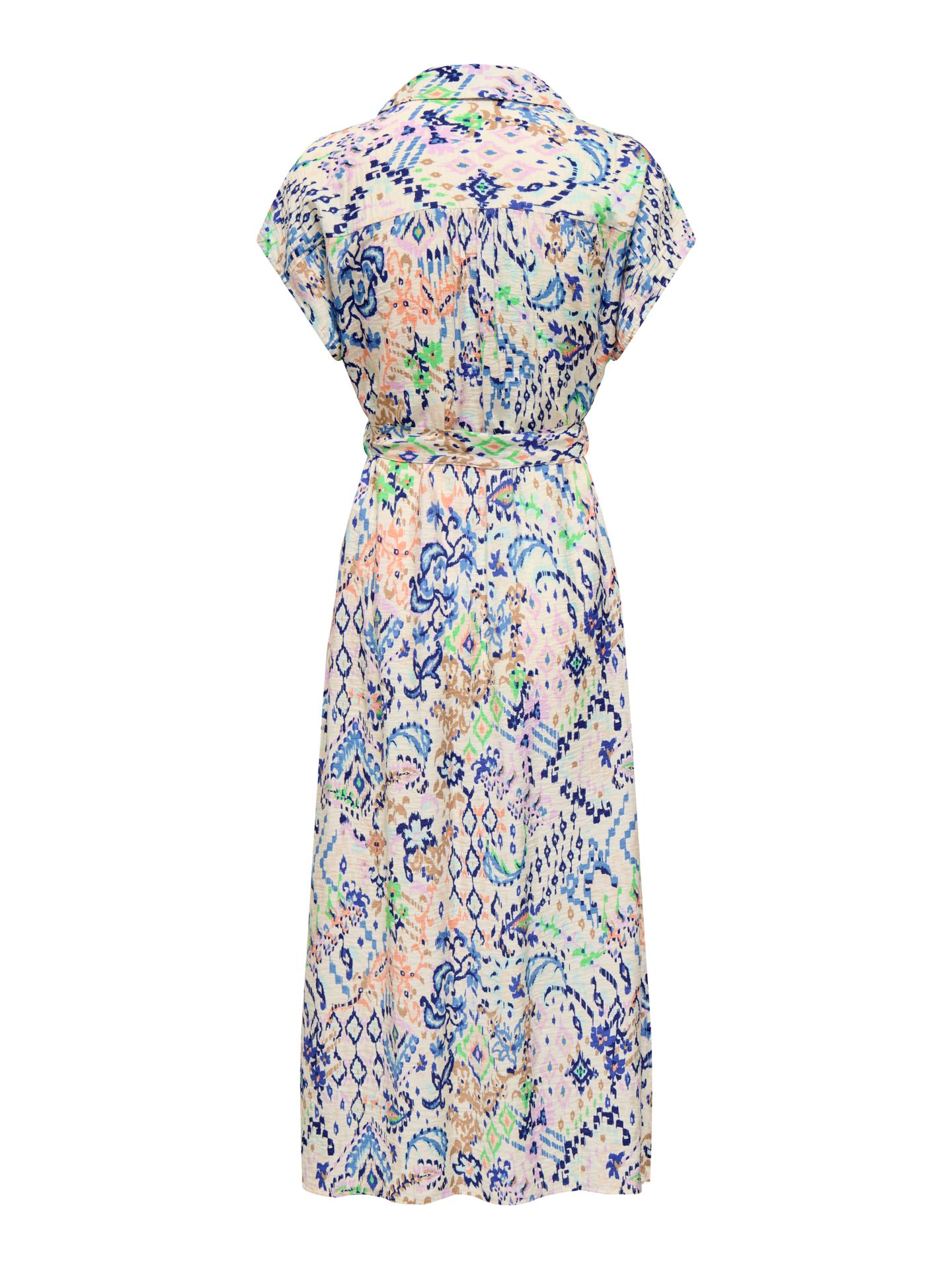 Only JDYTROYA LIFE S/L MIDI DRESS WVN DI Cloud Dancer/Summer pocket (fuchsia 2900156081039
