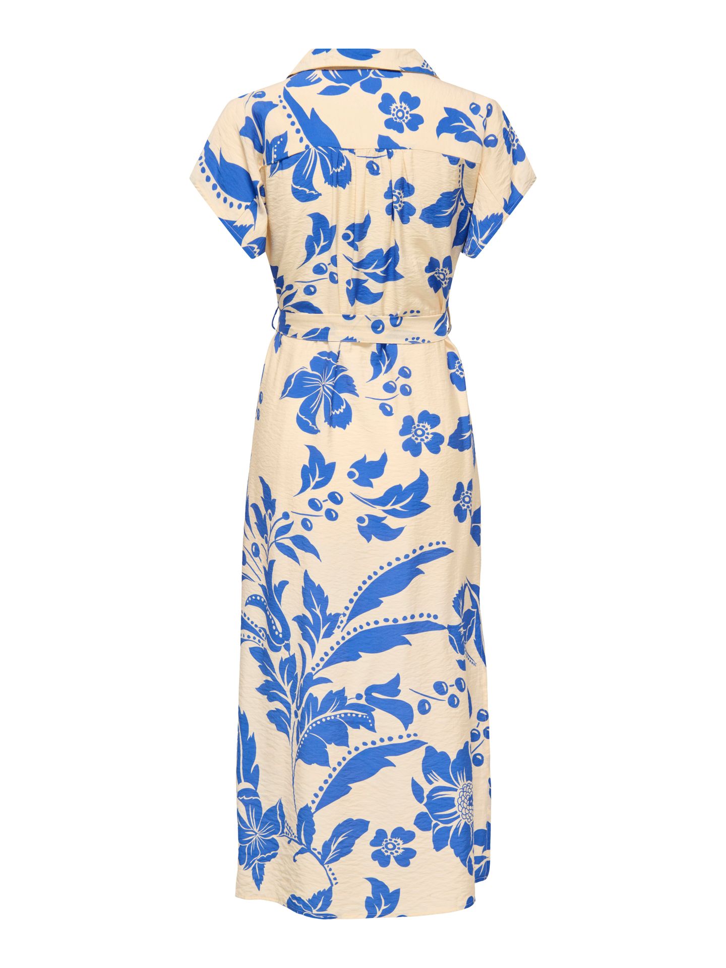 JDY JDYTROYA LIFE S/L MIDI DRESS WVN DI Creme/35-01-26 DAZZLING BLUE FLOWER 2900163874068
