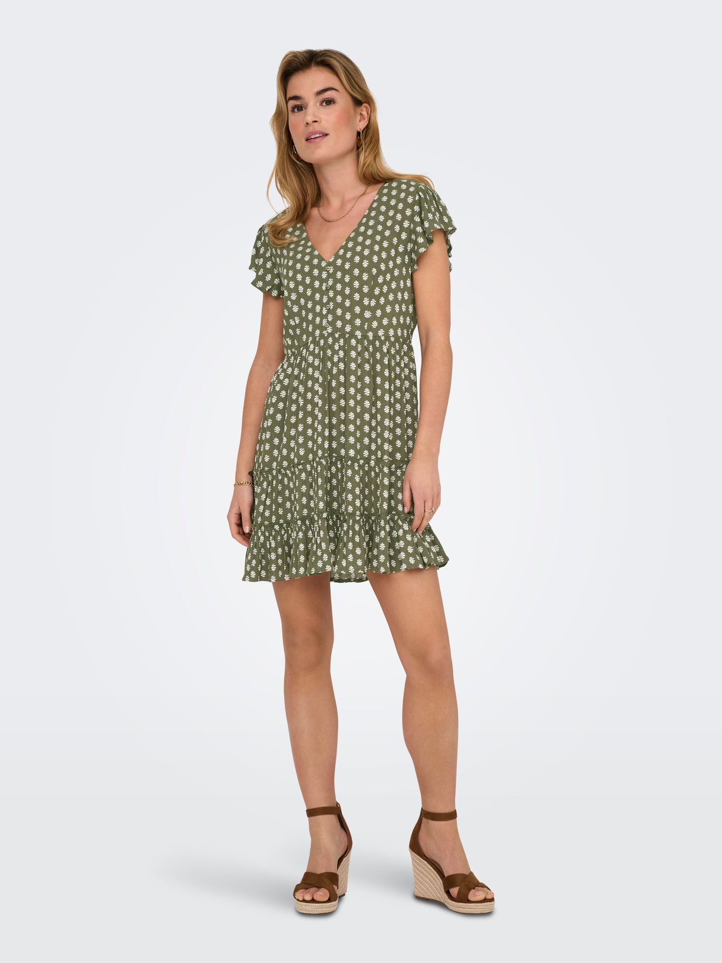 Only ONLCLAUDETTE LIFE SS MINI DRESS WVN Kalamata/NEJA GRAFIC 2900156087031 Only ONLCLAUDETTE LIFE SS MINI DRESS WVN Kalamata/NEJA GRAFIC 2900156087031