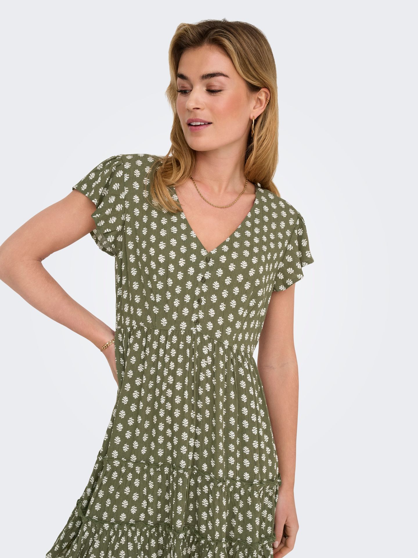 Only ONLCLAUDETTE LIFE SS MINI DRESS WVN Kalamata/NEJA GRAFIC 2900156087031 Only ONLCLAUDETTE LIFE SS MINI DRESS WVN Kalamata/NEJA GRAFIC 2900156087031