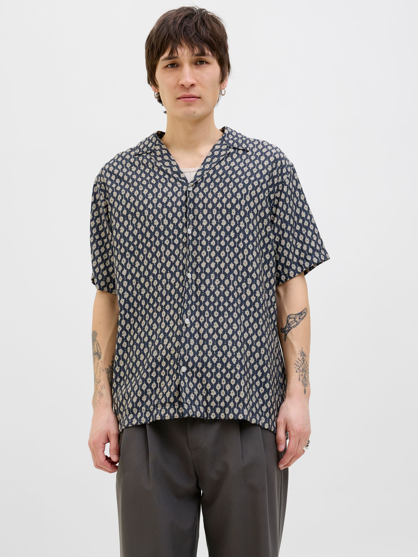Jack & Jones JPRBLULINCOLN PRINT RESORT S/S SHIR Blue Nights 00113053-EKA26011400002900