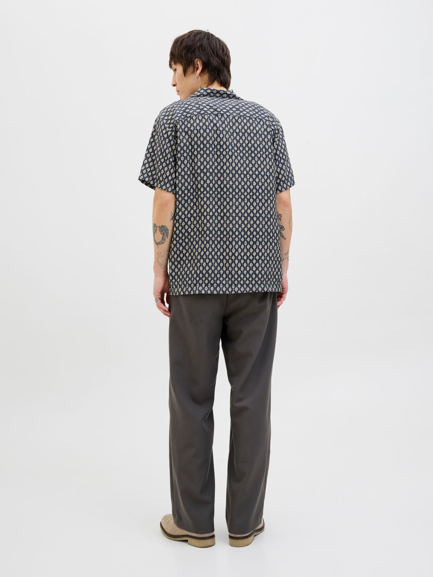 Jack & Jones JPRBLULINCOLN PRINT RESORT S/S SHIR Blue Nights 2900156105025