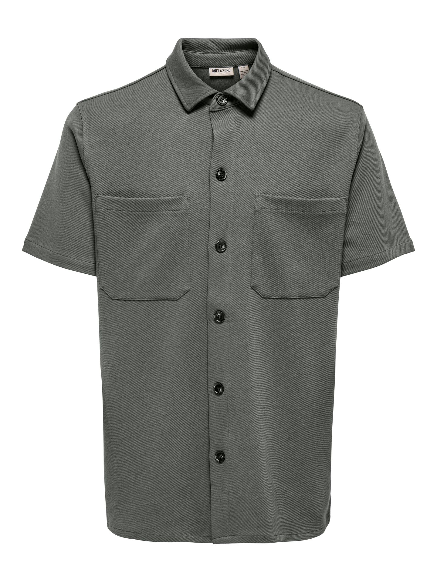 Only & Sons ONSNEWKODYL REG SS SHIRT NOOS Castor Gray 2900165107010