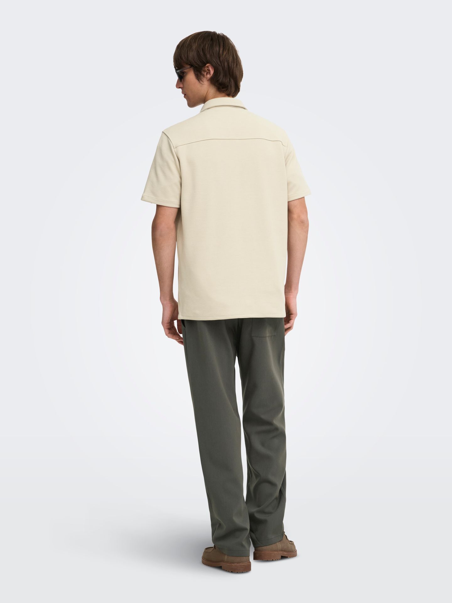Only & Sons ONSNEWKODYL REG SS SHIRT NOOS Silver Lining 2900165102022