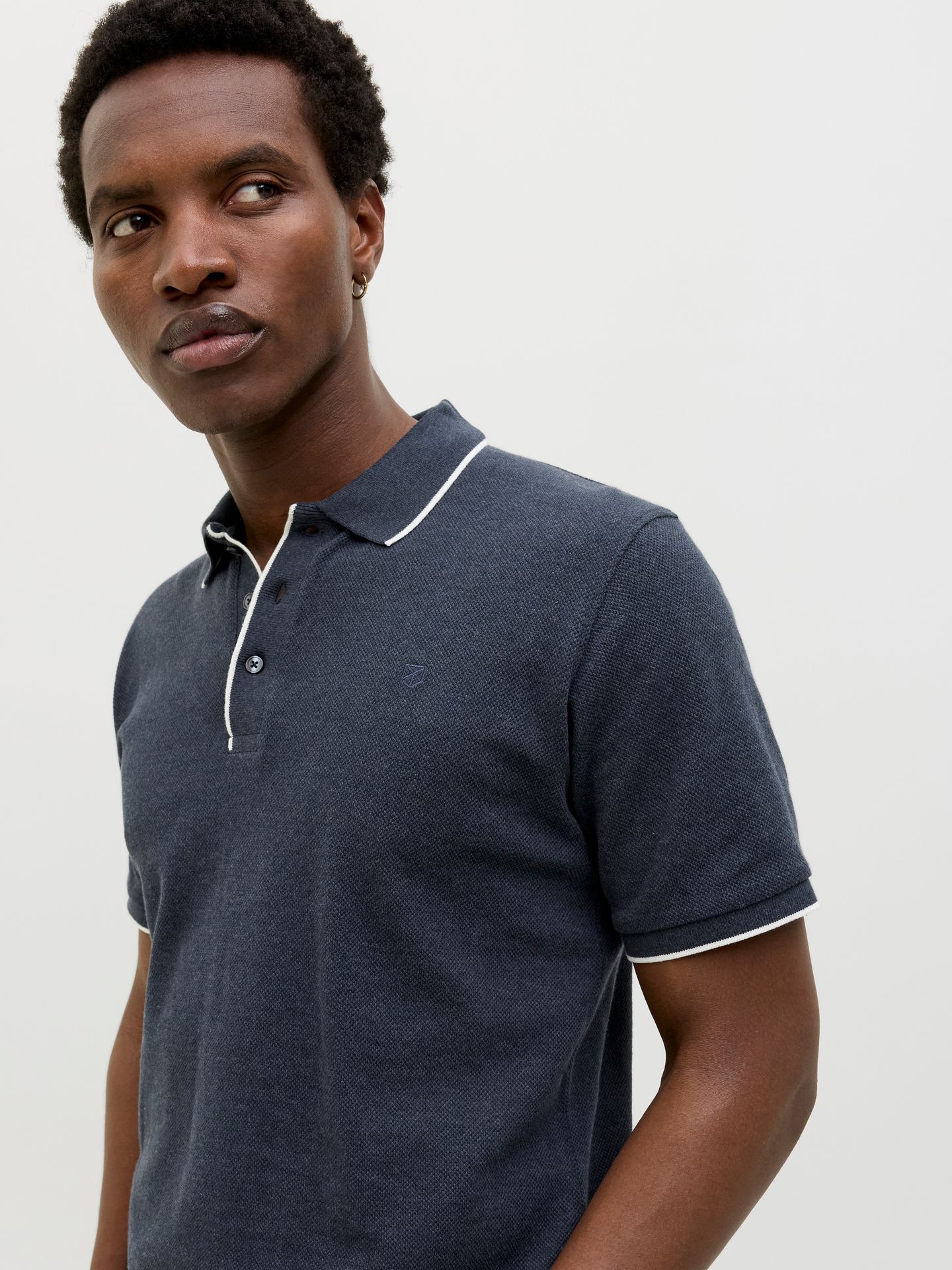 Jack & Jones JPRCCLOGAN SS POLO Navy Blazer/AOP 2900156104035