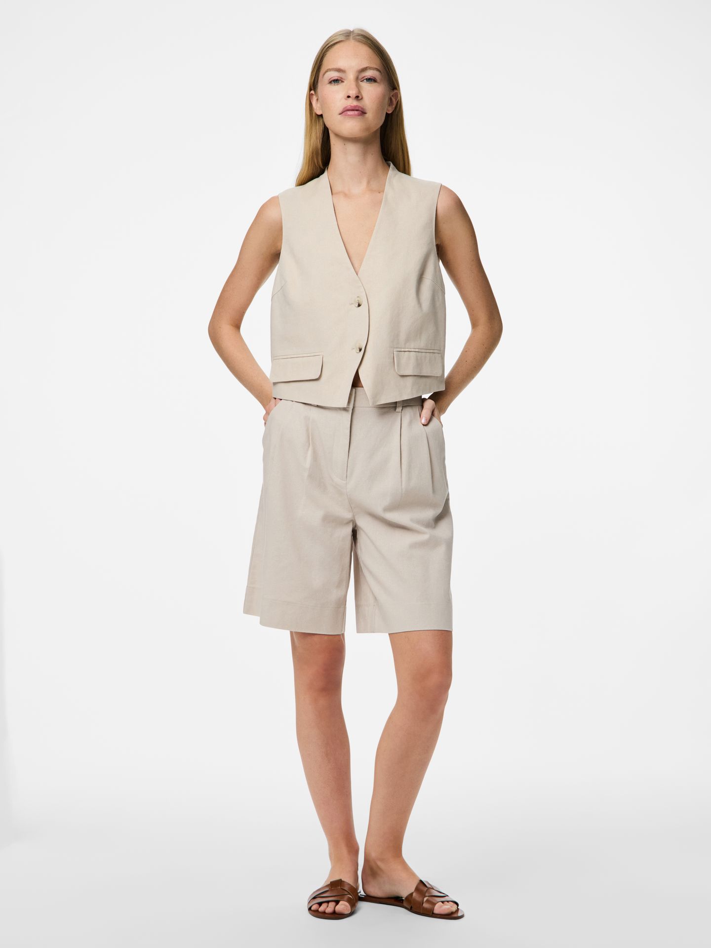 Pieces PCTIKI WAIST COAT Silver Gray 2900156128024 Pieces PCTIKI WAIST COAT Silver Gray 2900156128024
