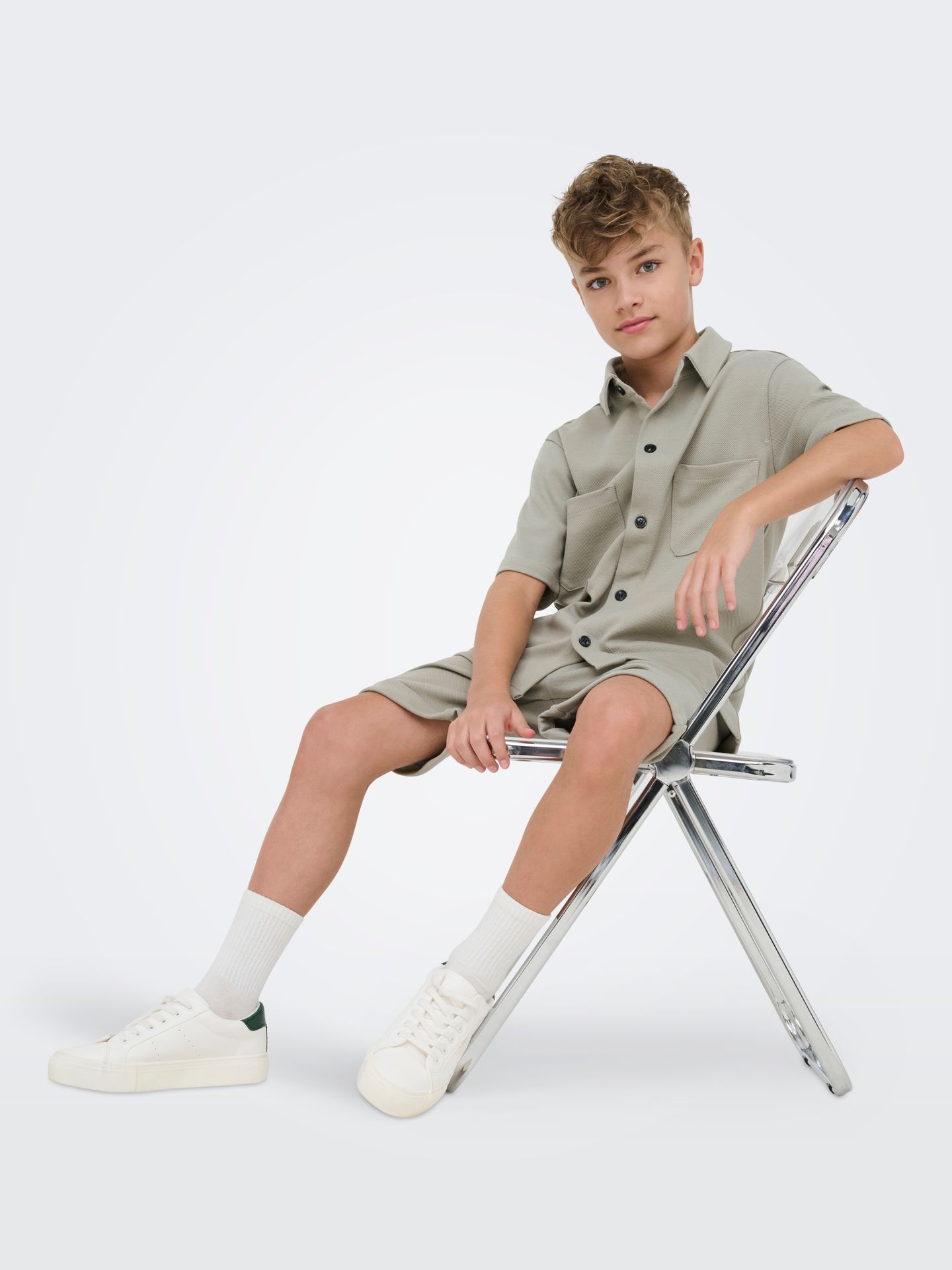 Only & Sons OSJNEW KODYL REG SS SHIRT SWT Vintage Khaki 2900165152010