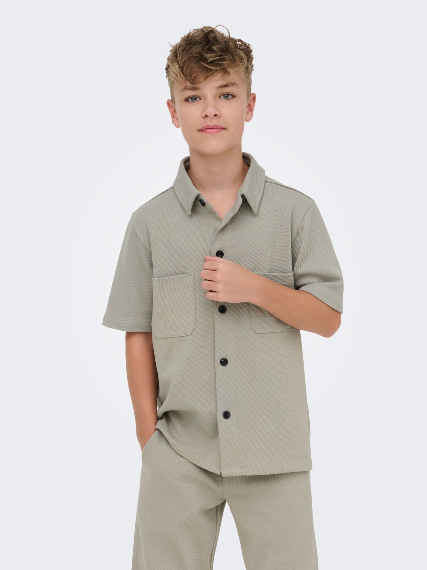 Only & Sons OSJNEW KODYL REG SS SHIRT SWT Vintage Khaki 2900165152010