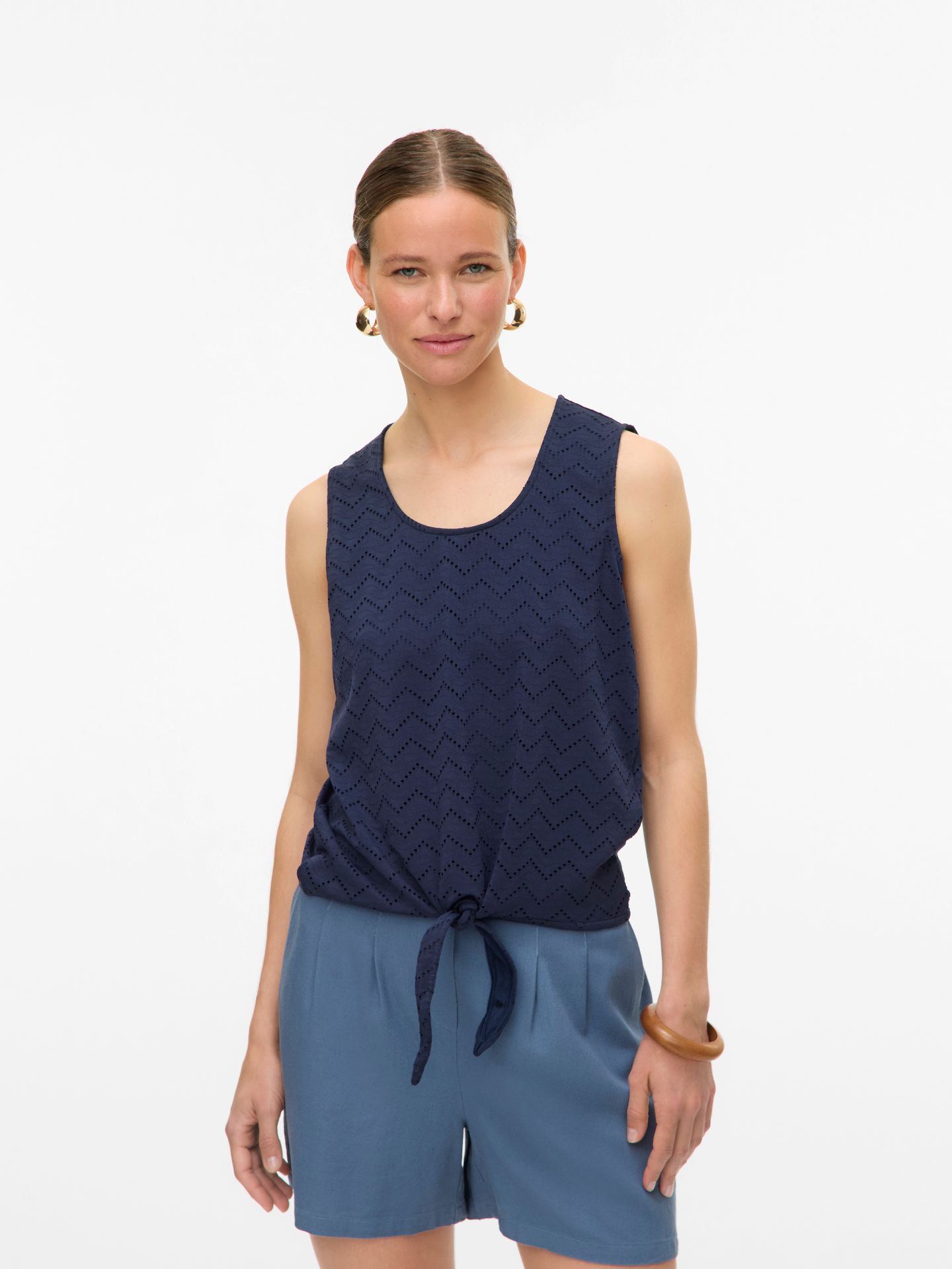 Vero Moda VMTHAS SL TIE TOP JRS GA VO Navy Blazer 2900156142020