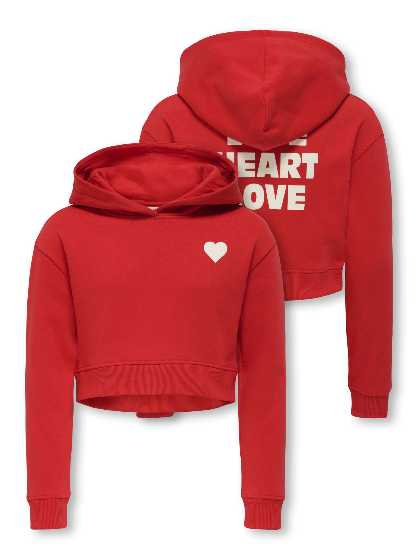 Only KOGDITTE LIFE LOVE/AMOUR LS HOOD CS Mars Red/Love Heart Love/Cloud Danc 2900156145021