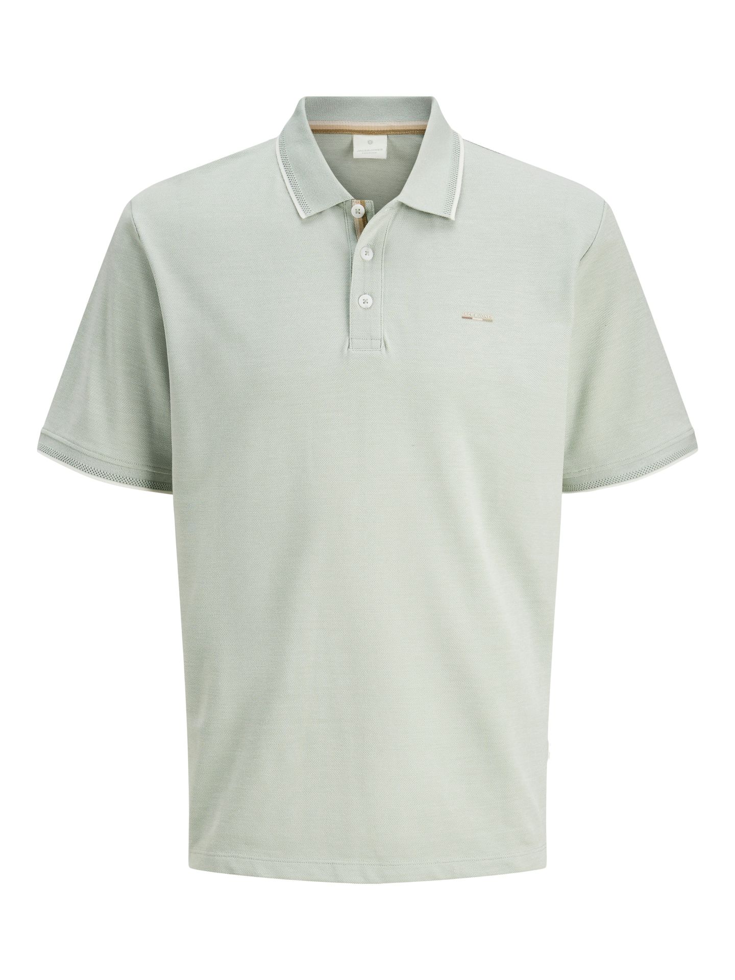 Jack & Jones JPRALVES SS POLO STYD SS25 Aqua Gray 00113079-EKA26011400002613