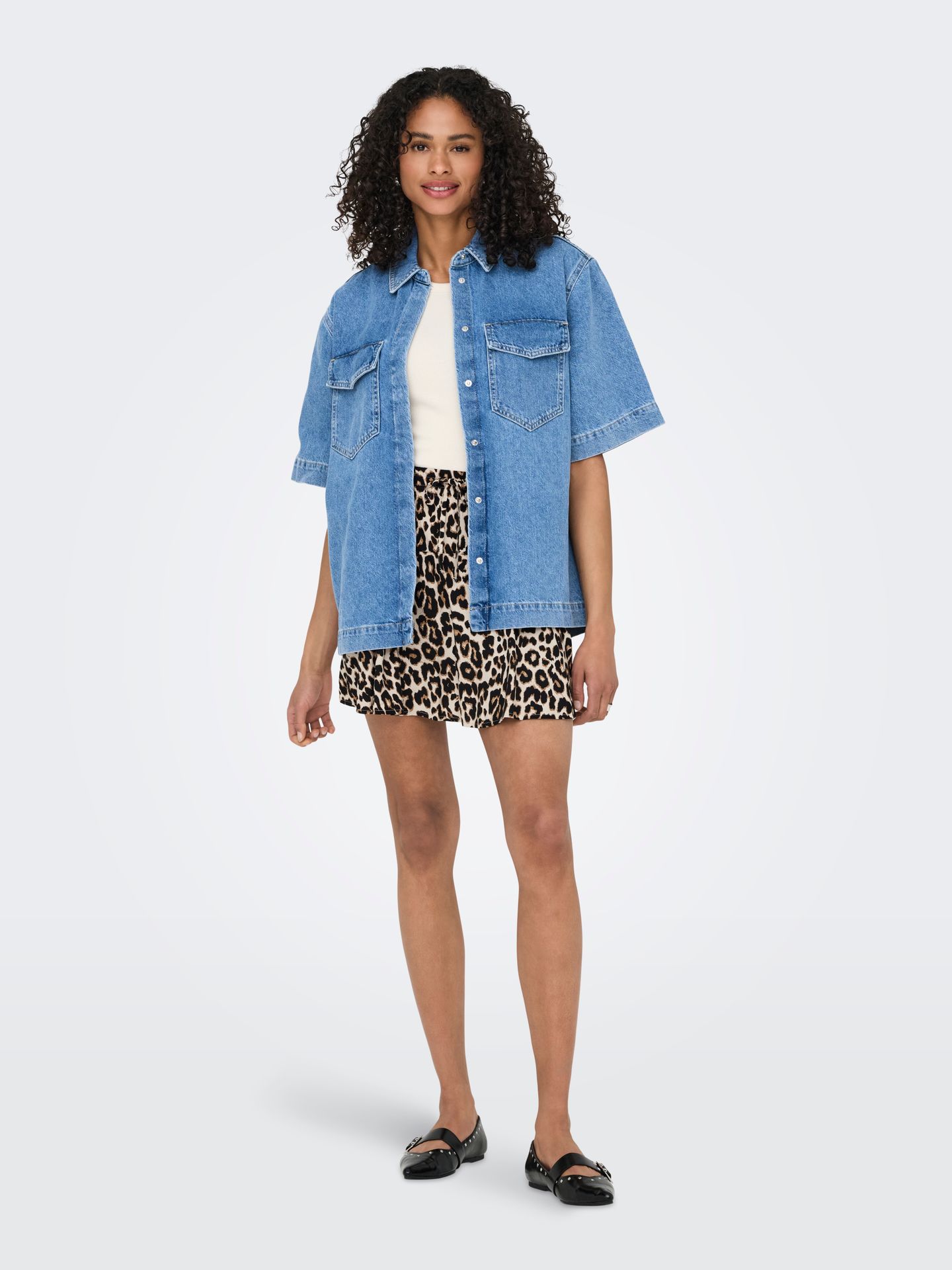 Only ONLNALA LIFE SKORT WVN NOOS Pumice Stone/LEO 2900156171037