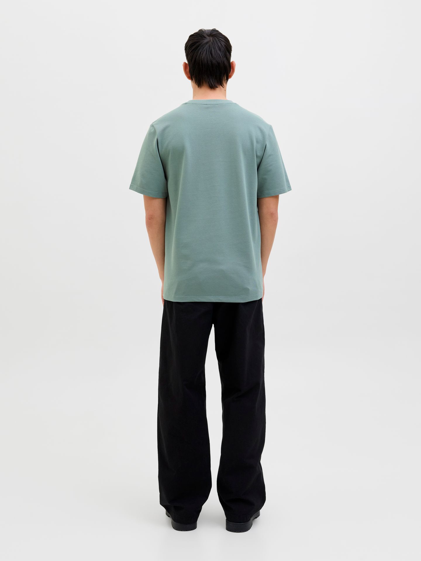 Jack & Jones JPRBLUHUG SS TEE Stormy Sea 2900156183047